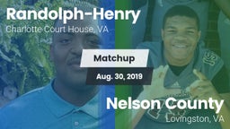Matchup: Randolph-Henry High vs. Nelson County  2019