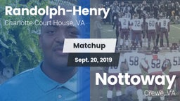 Matchup: Randolph-Henry High vs. Nottoway  2019