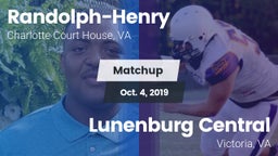 Matchup: Randolph-Henry High vs. Lunenburg Central  2019