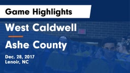 West Caldwell  vs Ashe County  Game Highlights - Dec. 28, 2017