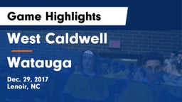 West Caldwell  vs Watauga  Game Highlights - Dec. 29, 2017