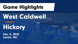 West Caldwell  vs Hickory  Game Highlights - Jan. 5, 2018