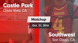 Matchup: Castle Park High vs. Southwest  2016