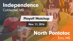 Matchup: Independence High vs. North Pontotoc  2016