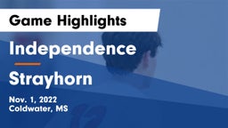 Independence  vs Strayhorn  Game Highlights - Nov. 1, 2022