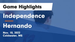 Independence  vs Hernando  Game Highlights - Nov. 10, 2022