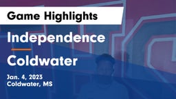Independence  vs Coldwater  Game Highlights - Jan. 4, 2023