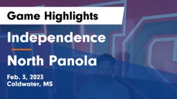 Independence  vs North Panola  Game Highlights - Feb. 3, 2023
