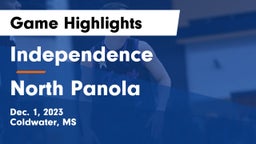Independence  vs North Panola Game Highlights - Dec. 1, 2023