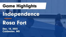 Independence  vs Rosa Fort  Game Highlights - Dec. 14, 2023