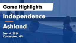 Independence  vs Ashland  Game Highlights - Jan. 6, 2024
