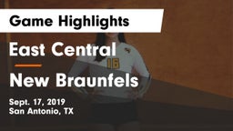 East Central  vs New Braunfels  Game Highlights - Sept. 17, 2019