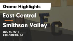 East Central  vs Smithson Valley  Game Highlights - Oct. 15, 2019
