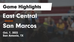 East Central  vs San Marcos  Game Highlights - Oct. 7, 2022