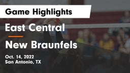 East Central  vs New Braunfels  Game Highlights - Oct. 14, 2022