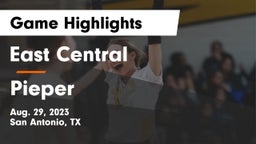 East Central  vs Pieper  Game Highlights - Aug. 29, 2023