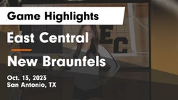 East Central  vs New Braunfels  Game Highlights - Oct. 13, 2023