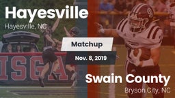 Matchup: Hayesville vs. Swain County  2019