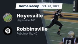Recap: Hayesville vs. Robbinsville  2022