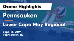 Pennsauken  vs Lower Cape May Regional  Game Highlights - Sept. 11, 2019
