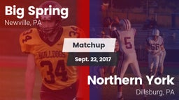 Matchup: Big Spring High vs. Northern York  2017