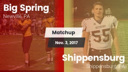 Matchup: Big Spring High vs. Shippensburg  2017