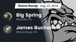 Recap: Big Spring  vs. James Buchanan  2018