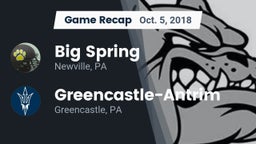 Recap: Big Spring  vs. Greencastle-Antrim  2018