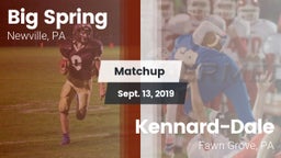 Matchup: Big Spring High vs. Kennard-Dale  2019