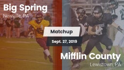 Matchup: Big Spring High vs. Mifflin County  2019