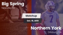 Matchup: Big Spring High vs. Northern York  2019