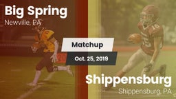 Matchup: Big Spring High vs. Shippensburg  2019