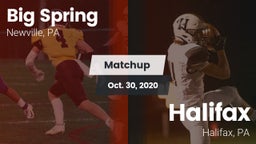 Matchup: Big Spring High vs. Halifax  2020