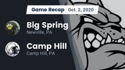 Recap: Big Spring  vs. Camp Hill  2020