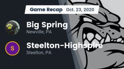 Recap: Big Spring  vs. Steelton-Highspire  2020