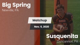 Matchup: Big Spring High vs. Susquenita  2020