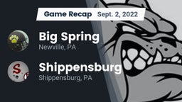 Recap: Big Spring  vs. Shippensburg  2022