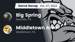 Recap: Big Spring  vs. Middletown Area  2023