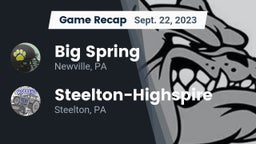 Recap: Big Spring  vs. Steelton-Highspire  2023