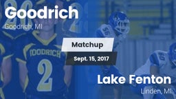 Matchup: Goodrich  vs. Lake Fenton  2017