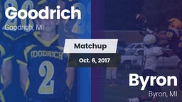 Matchup: Goodrich  vs. Byron  2017