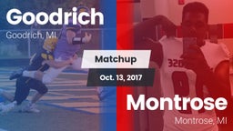 Matchup: Goodrich  vs. Montrose  2017