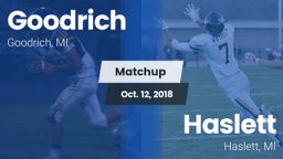 Matchup: Goodrich  vs. Haslett  2018