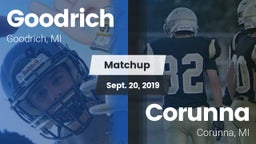 Matchup: Goodrich  vs. Corunna  2019
