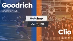 Matchup: Goodrich  vs. Clio  2019