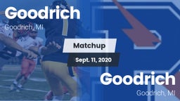 Matchup: Goodrich  vs. Goodrich  2020