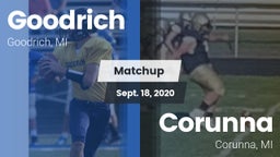 Matchup: Goodrich  vs. Corunna  2020