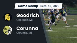 Recap: Goodrich  vs. Corunna  2020
