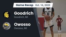 Recap: Goodrich  vs. Owosso  2020