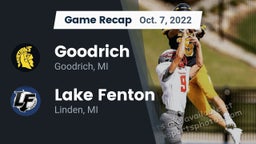 Recap: Goodrich  vs. Lake Fenton  2022